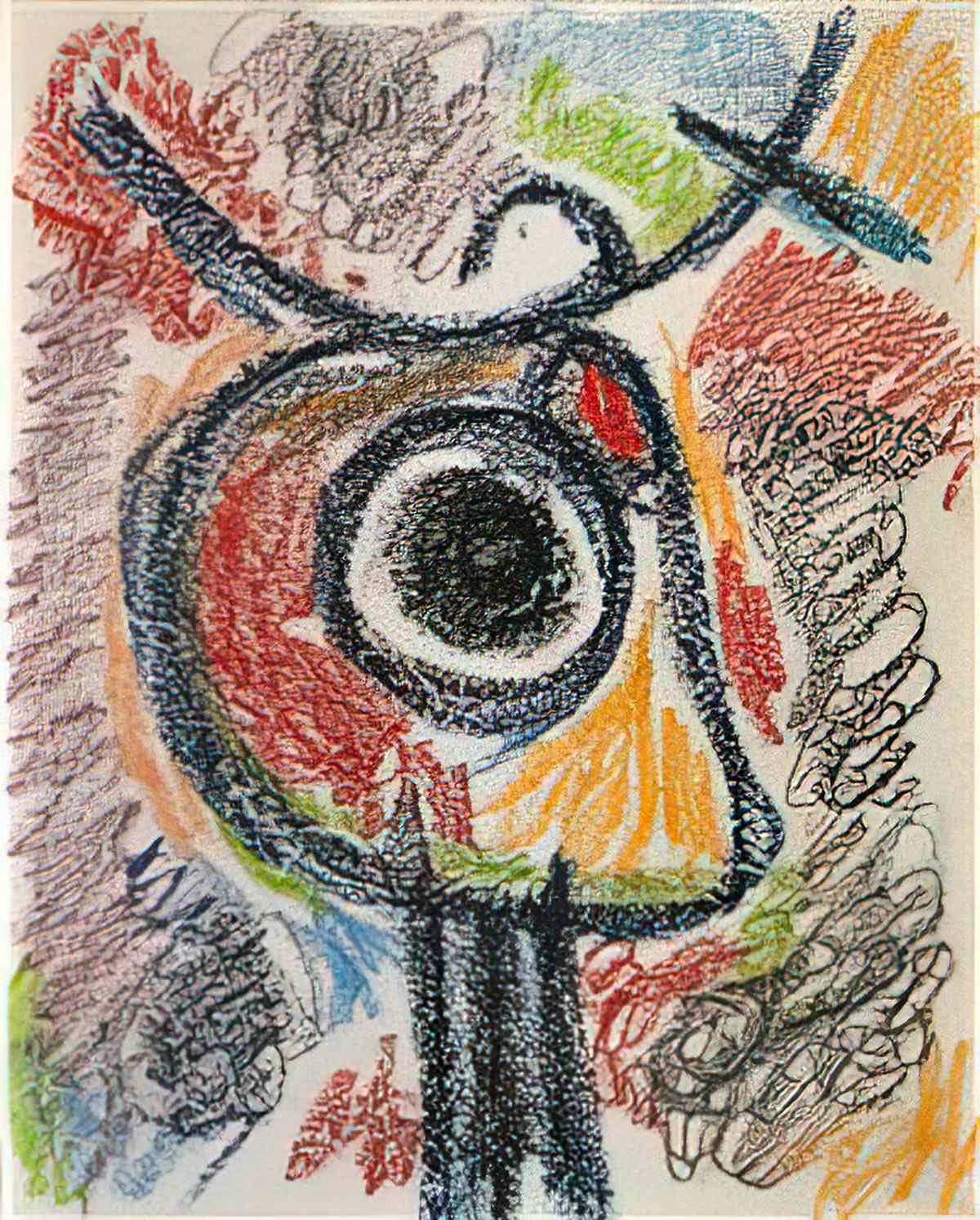Joan Miro parchemin Art A4 Photo Print