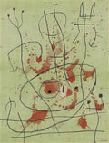 Joan Miro personnage et oiseaux Art A4 Photo Print