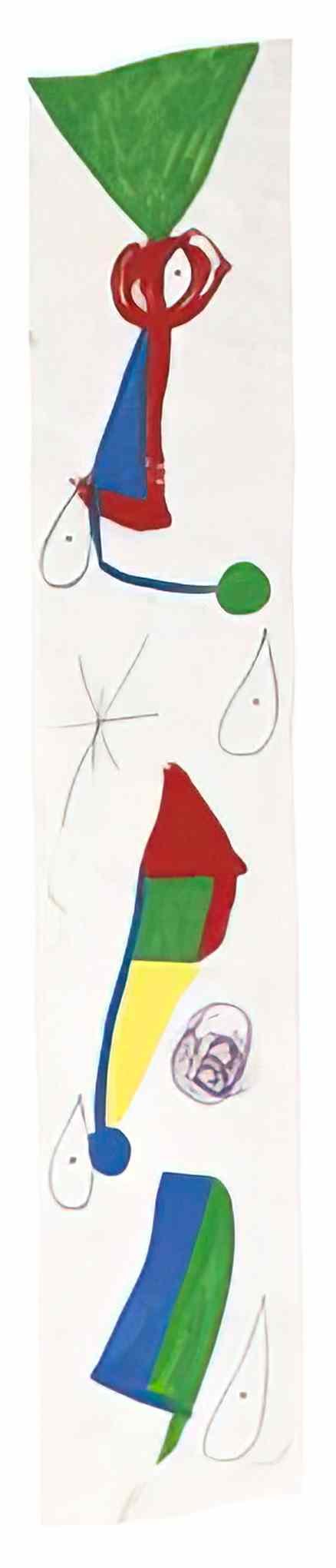Joan Miro personnage oiseau etoile2 Art A4 Photo Print