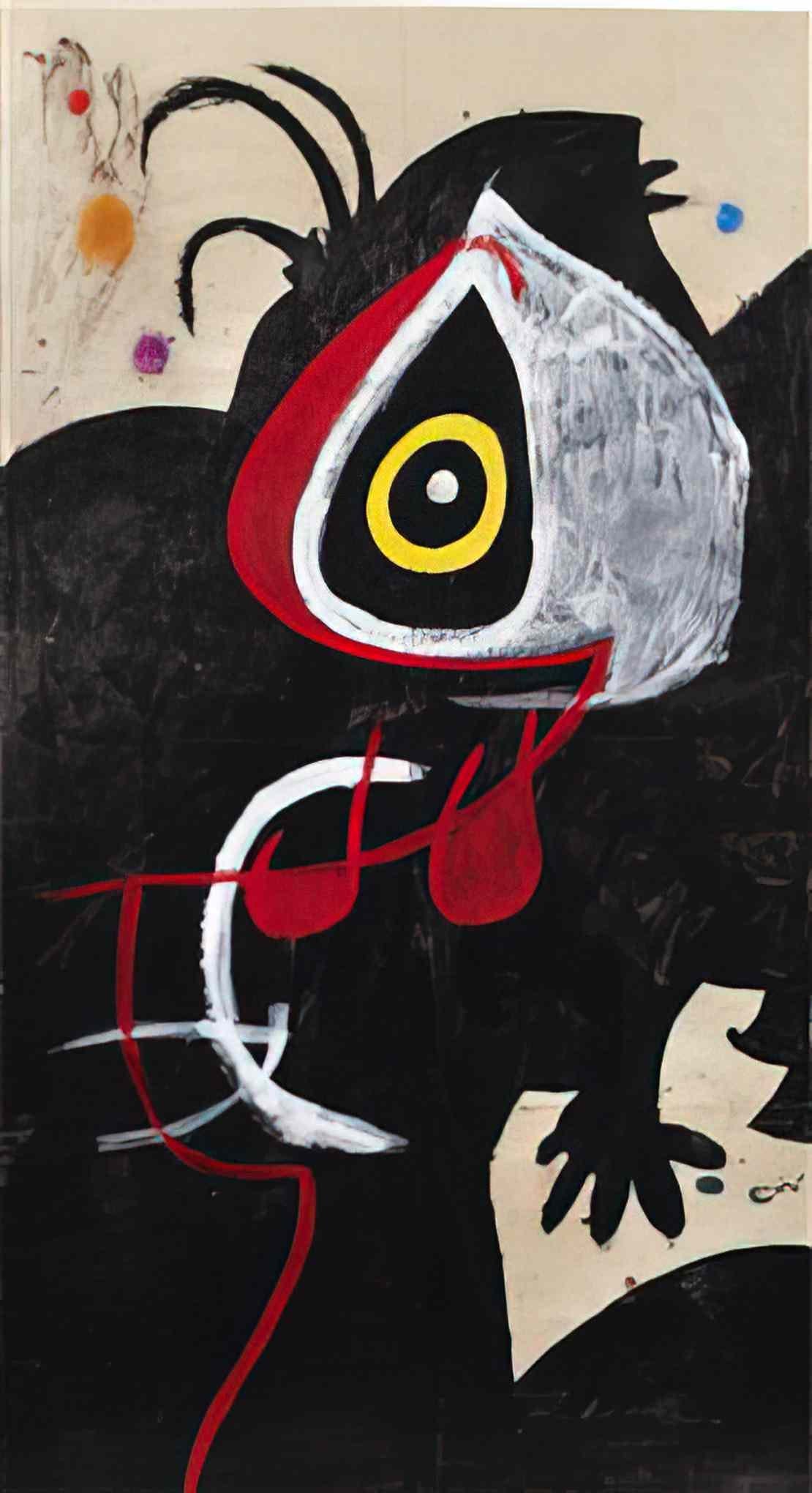Joan Miro peinture mori el merma Art A4 Photo Print