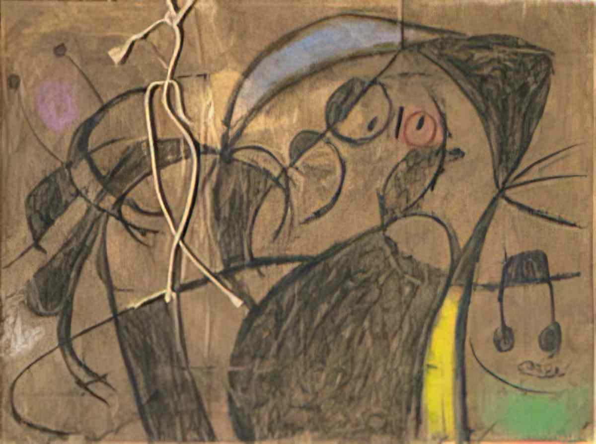 Joan Miro personnage oiseaux3 Art A4 Photo Print