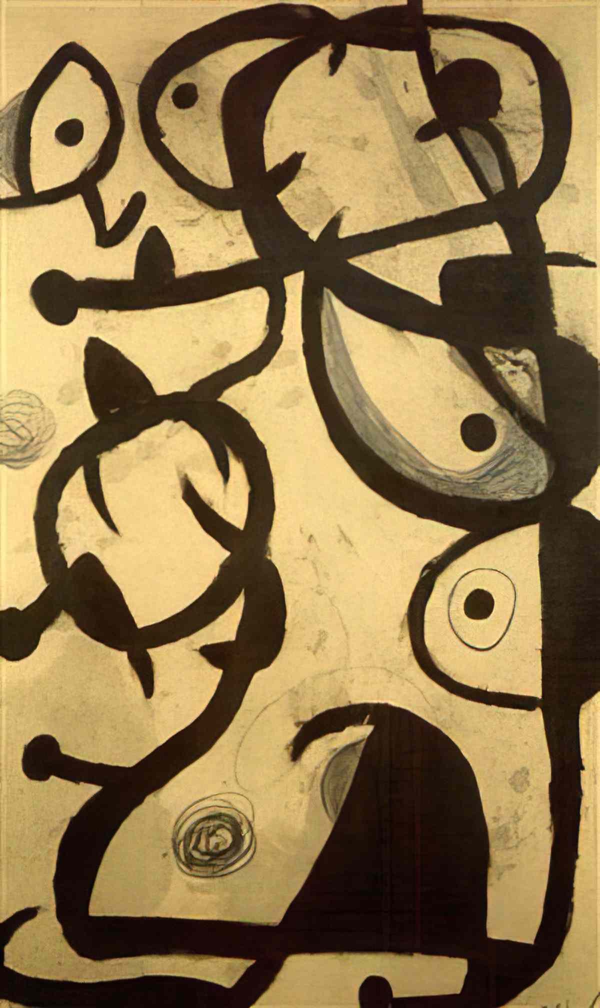 Joan Miro personnage oiseaux4 Art A4 Photo Print