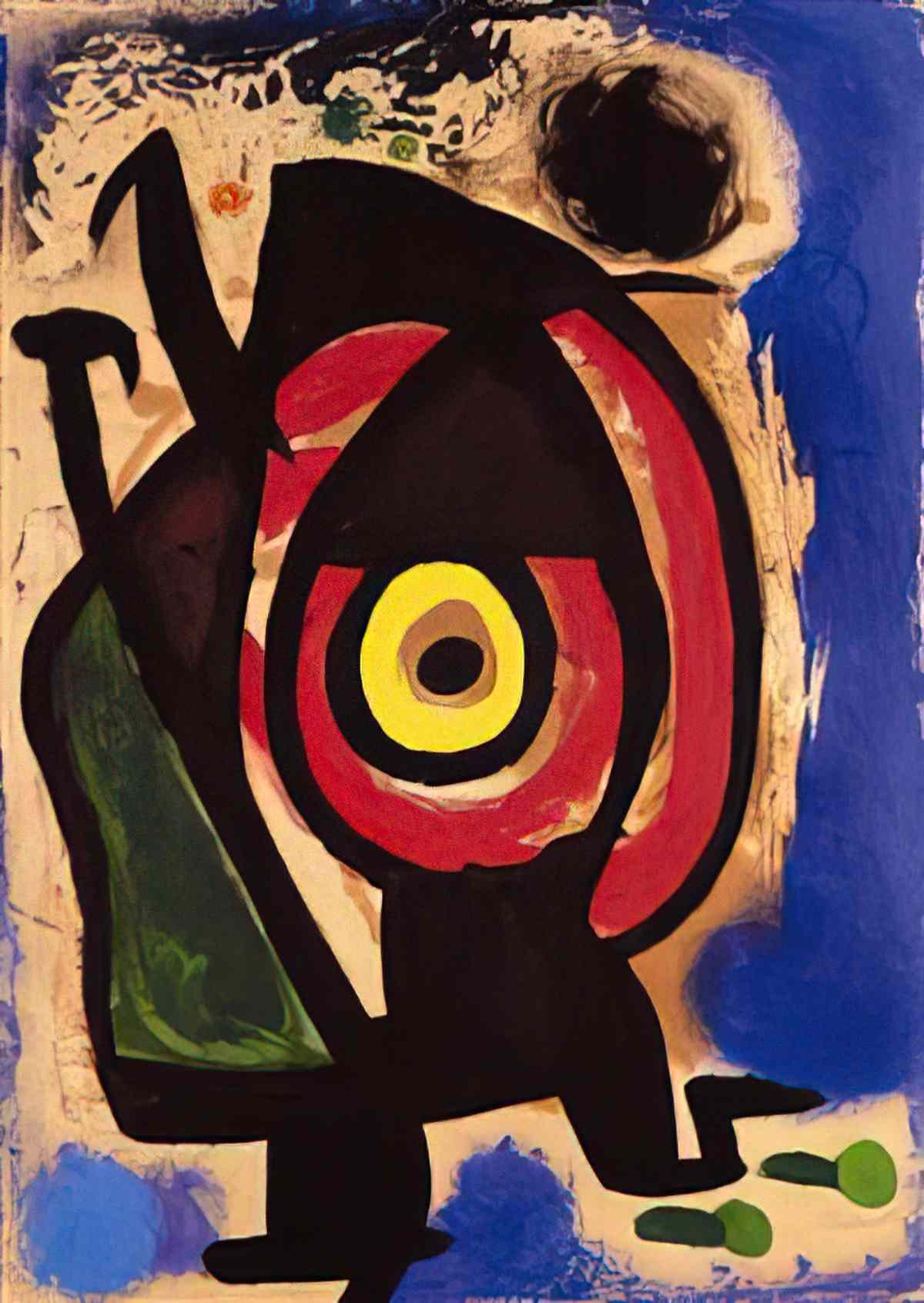 Joan Miro personnage12 Art A4 Photo Print