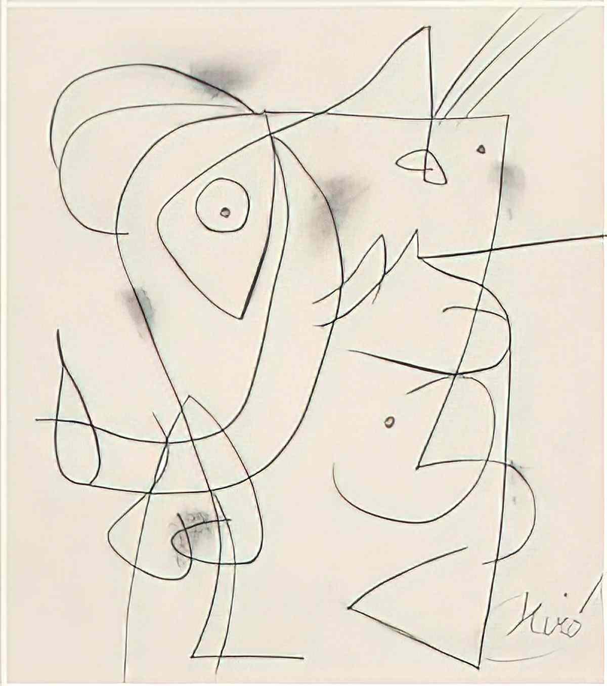 Joan Miro peinture37 Art A4 Photo Print