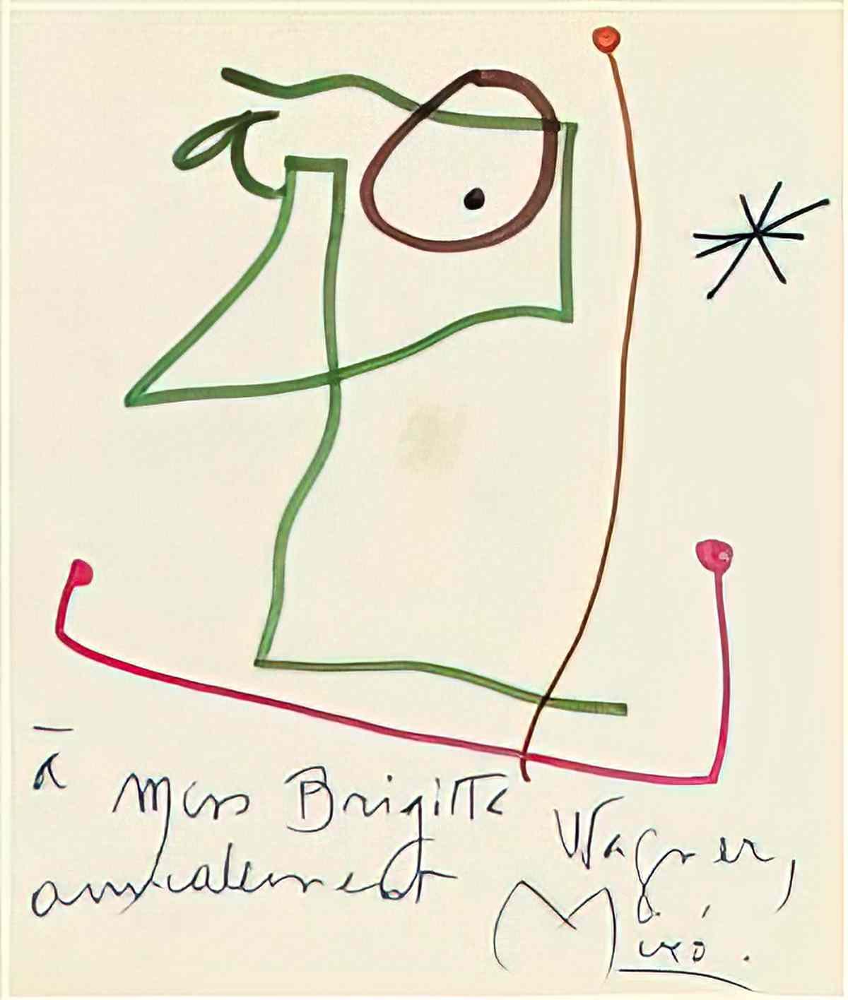 Joan Miro peinture44 Art A4 Photo Print