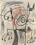 Joan Miro personnage39 Art A4 Photo Print