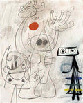 Joan Miro personnage53 Art A4 Photo Print
