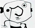 Joan Miro personnage65 Art A4 Photo Print