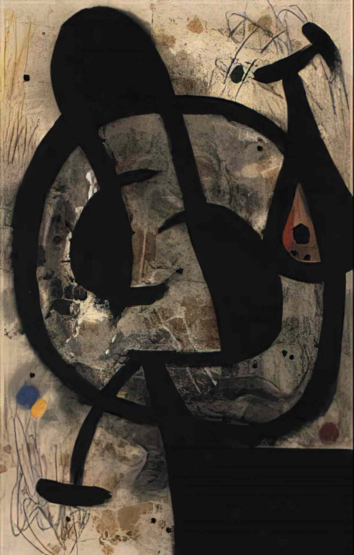 Joan Miro personnage91 Art A4 Photo Print