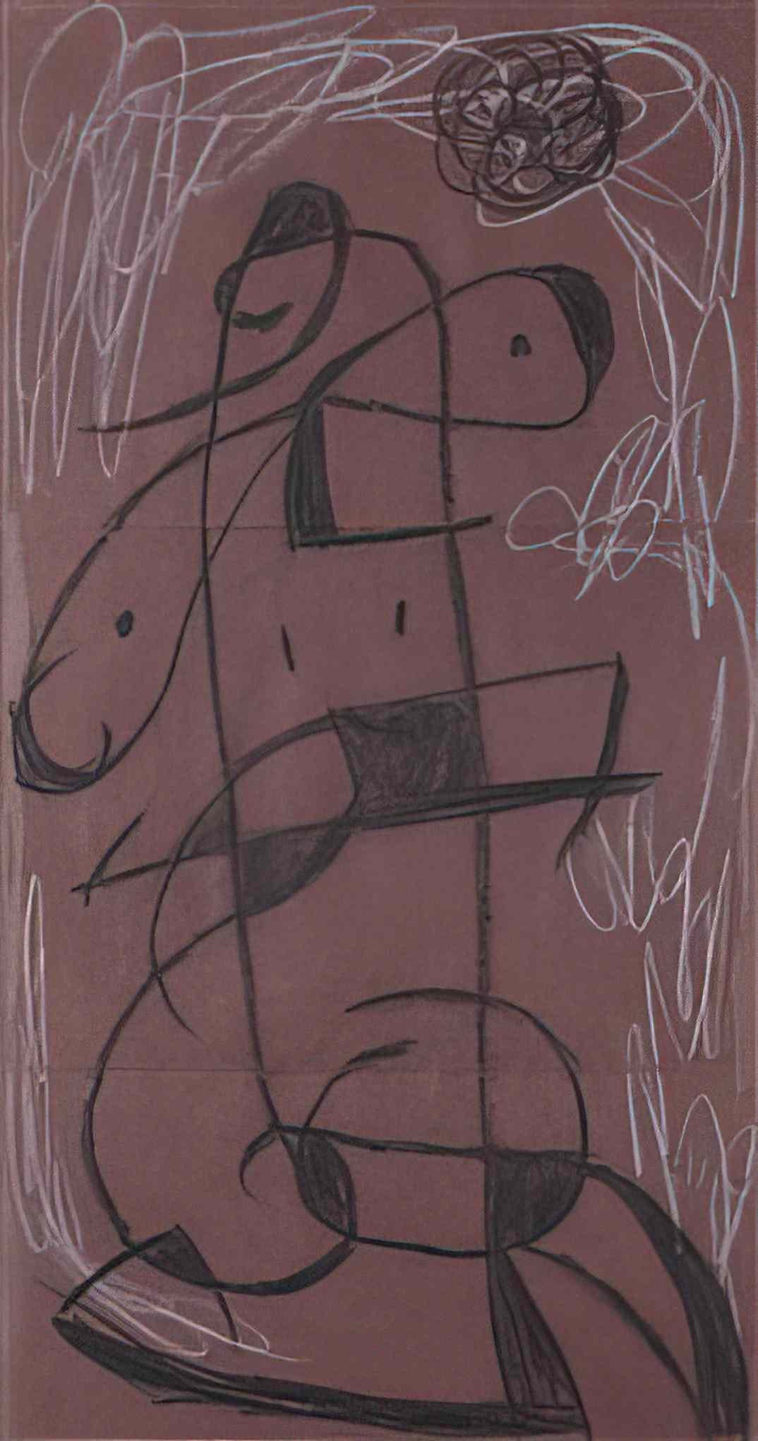Joan Miro personnage fascinant Art A4 Photo Print