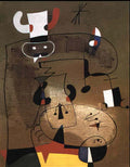 Joan Miro personnages et etoile Art A4 Photo Print