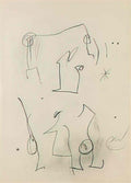 Joan Miro personnages etoile Art A4 Photo Print