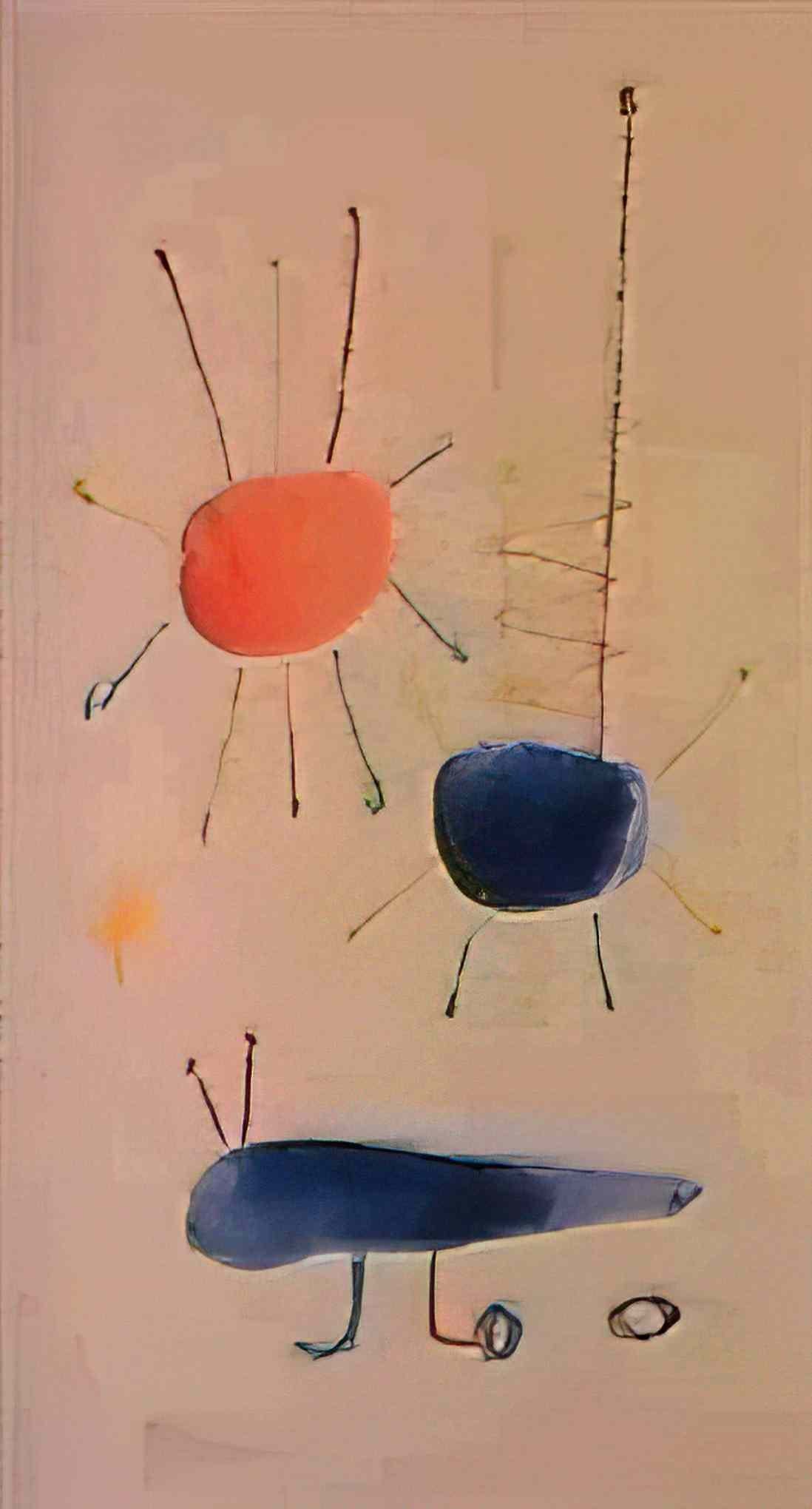 Joan Miro personnages imaginaires Art A4 Photo Print