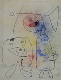 Joan Miro personnages15 Art A4 Photo Print