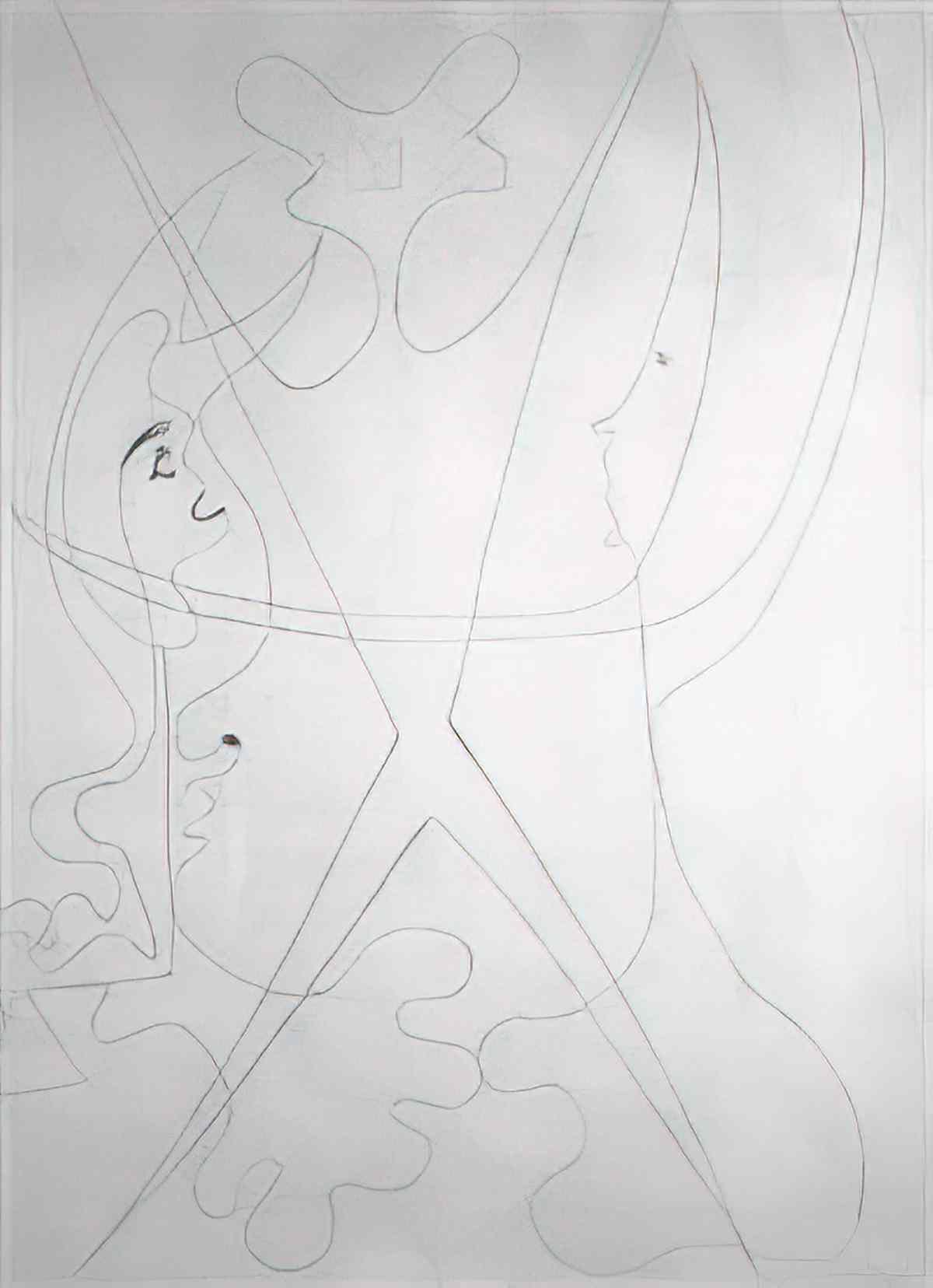 Joan Miro personnages26 Art A4 Photo Print