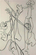 Joan Miro personnage38 Art A4 Photo Print