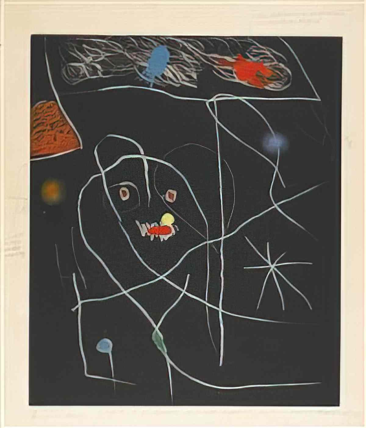 Joan Miro personnage41 Art A4 Photo Print
