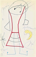 Joan Miro personnage57 Art A4 Photo Print
