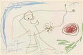 Joan Miro personnage58 Art A4 Photo Print