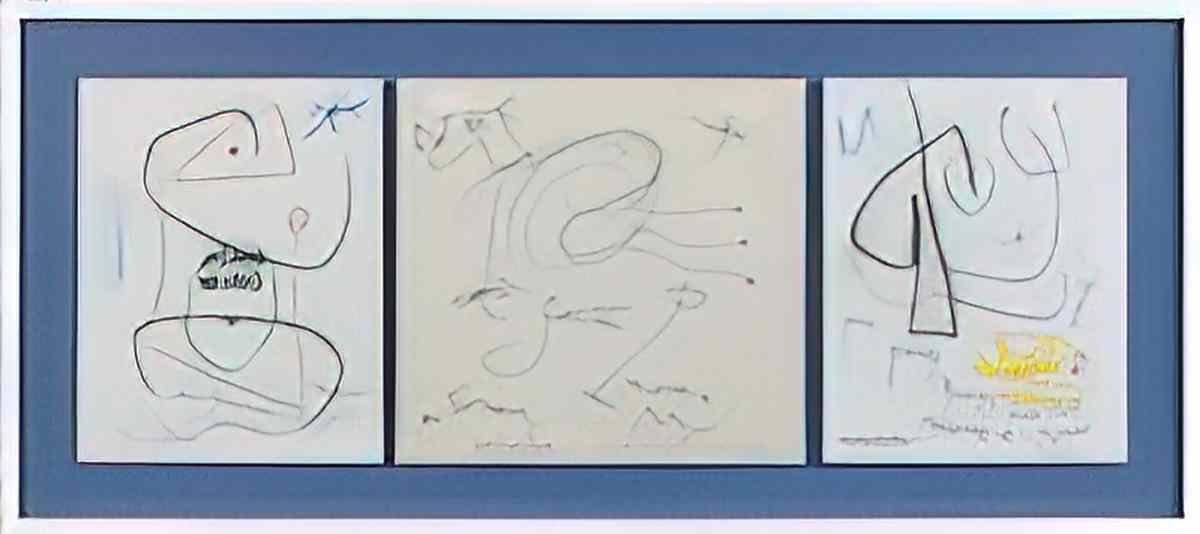 Joan Miro personnage64 Art A4 Photo Print