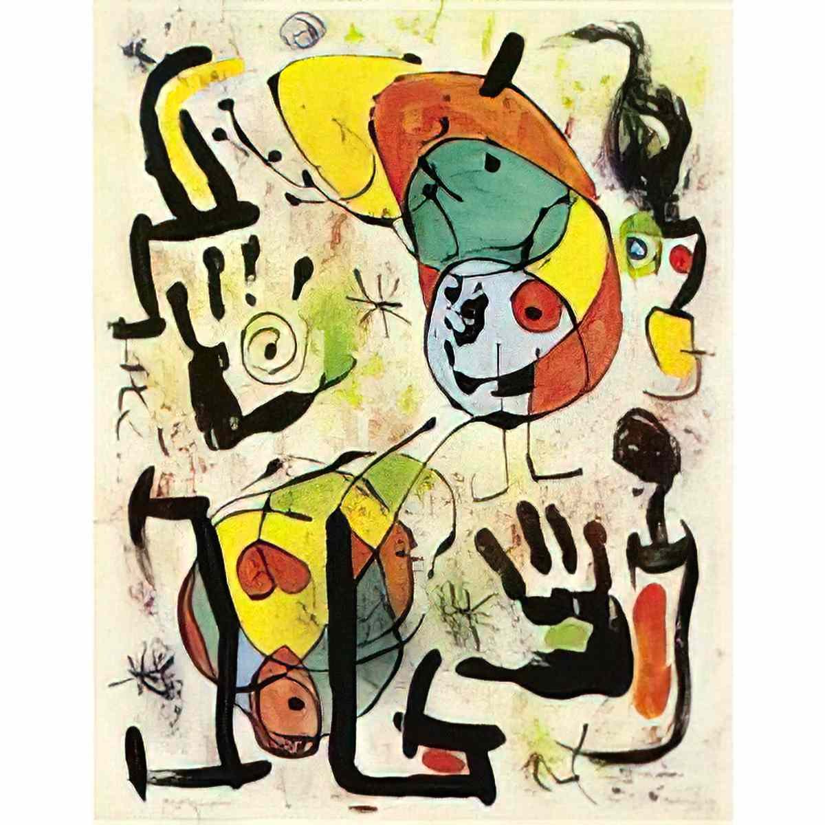 Joan Miro projet pour les voyants no vi Art A4 Photo Print
