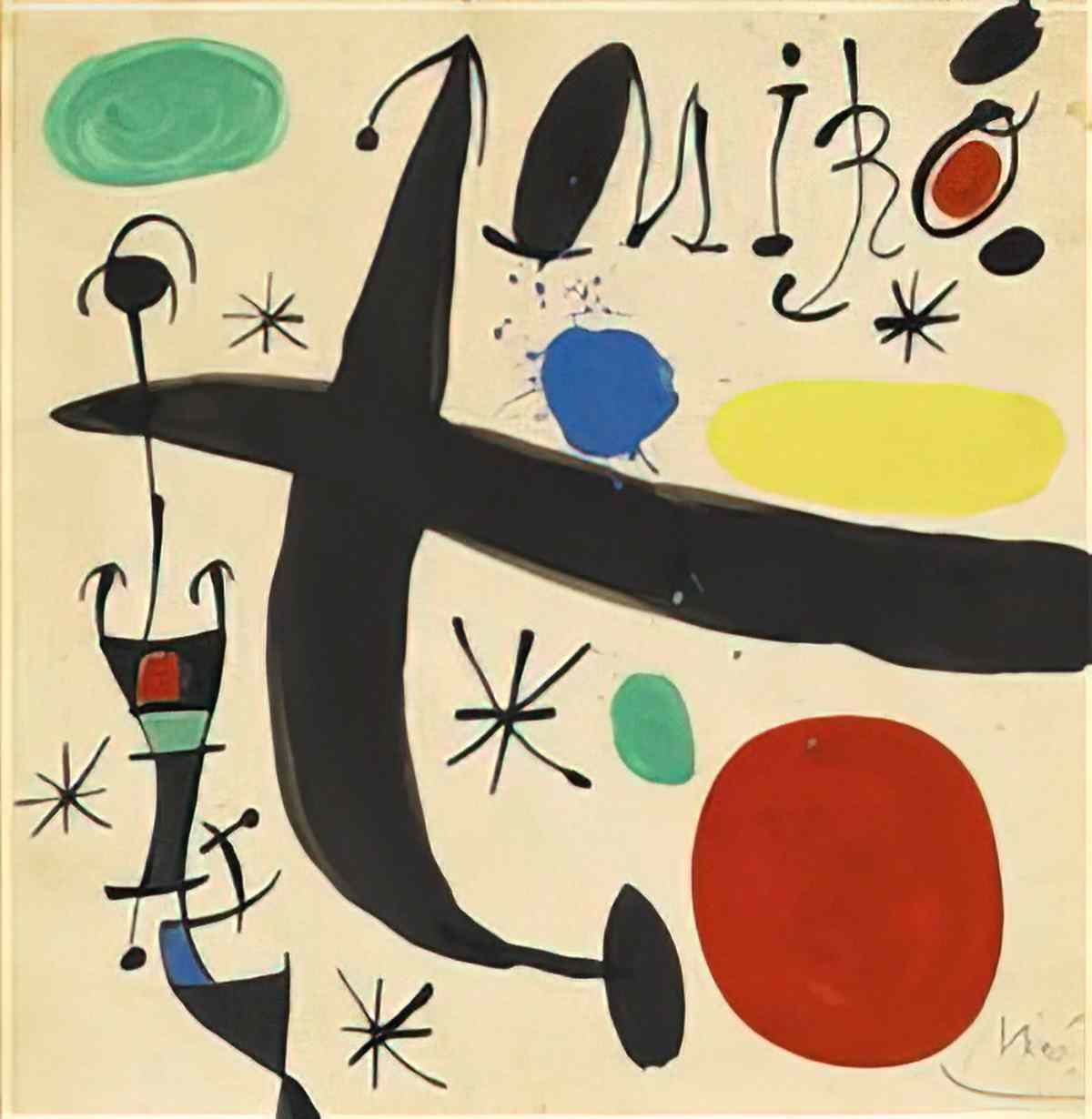 Joan Miro projet pour miro i catalunya Art A4 Photo Print