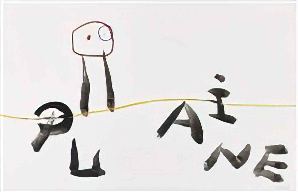 Joan Miro personnage94 Art A4 Photo Print
