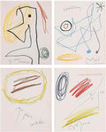 Joan Miro quatre dessins dedicaces 4 works Art A4 Photo Print