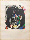 Joan Miro personnages dans la nuit 2 Art A4 Photo Print