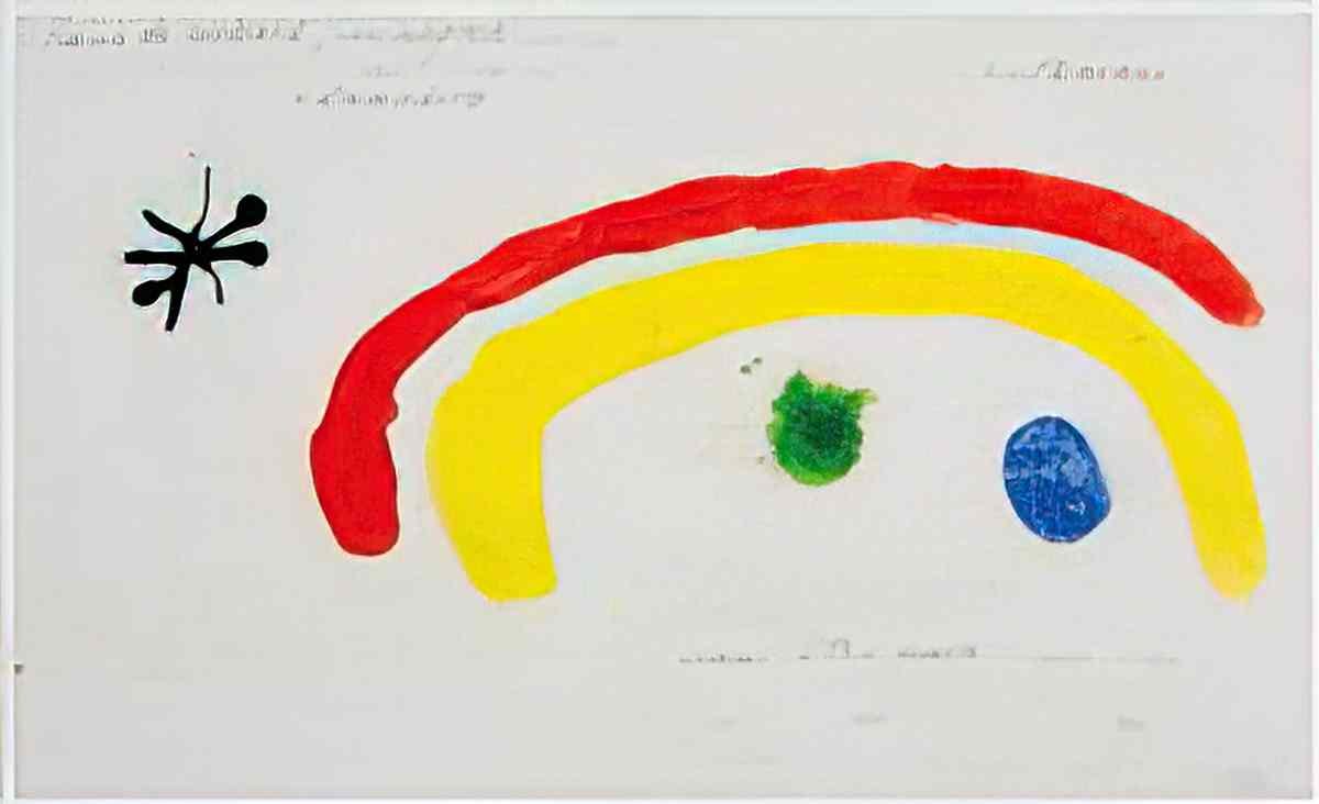 Joan Miro sans le soleil malgre les autres il ferait nuit Art A4 Photo Print