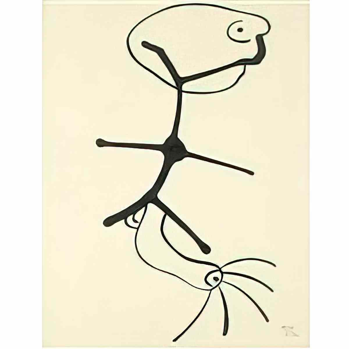 Joan Miro sans titre erotica Art A4 Photo Print