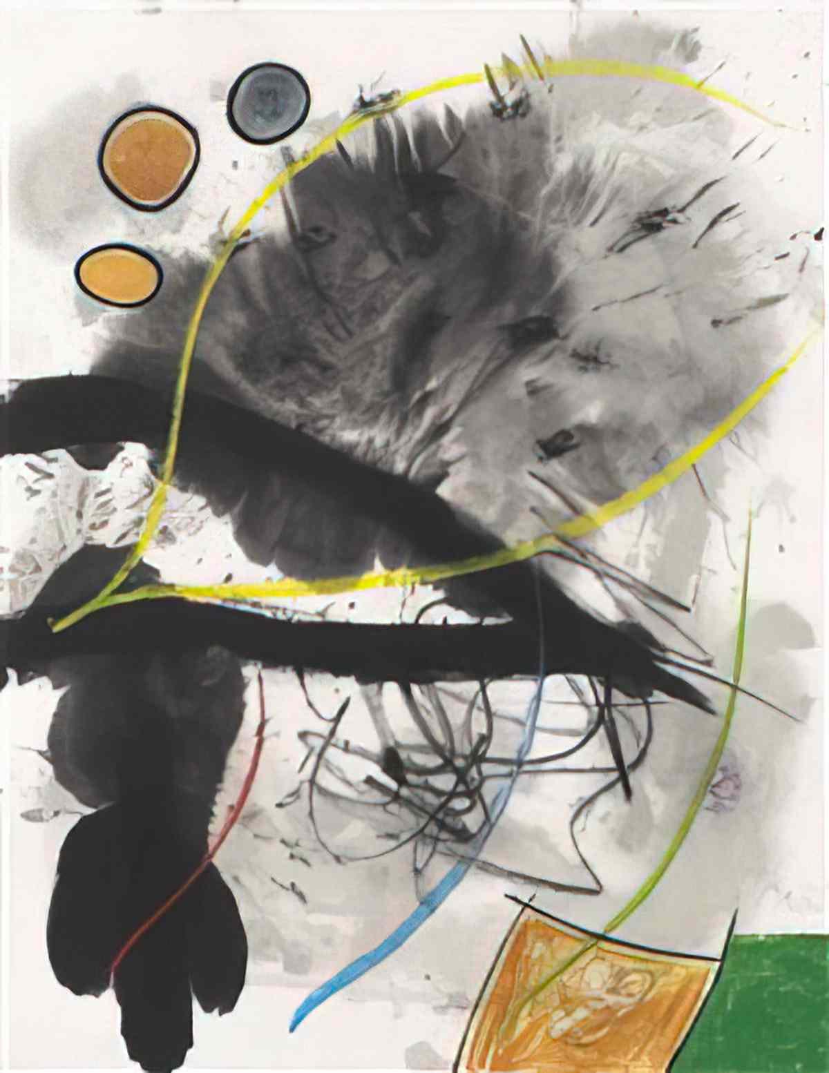 Joan Miro personnages oiseau Art A4 Photo Print