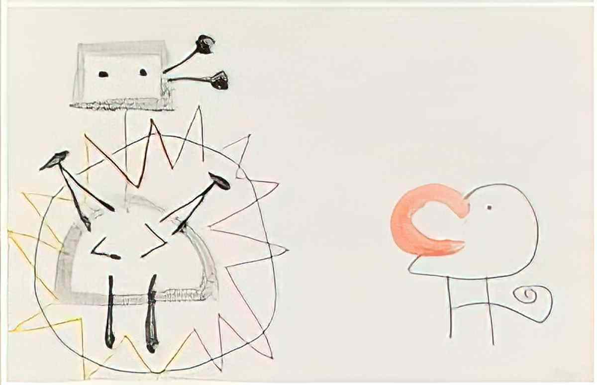 Joan Miro sans titre projet pour ubu roi Art A4 Photo Print