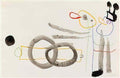 Joan Miro sans titre projet pour ubu roi2 Art A4 Photo Print