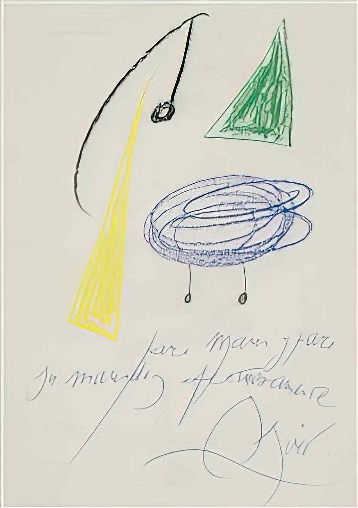 Joan Miro personnages oiseaux vi1 Art A4 Photo Print