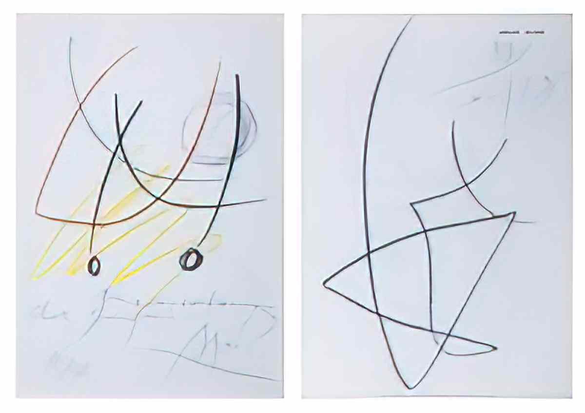 Joan Miro personnages oiseaux étoiles Art A4 Photo Print