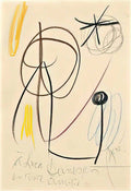 Joan Miro personnages3 Art A4 Photo Print