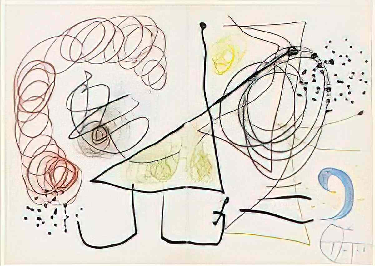 Joan Miro picadores Art A4 Photo Print