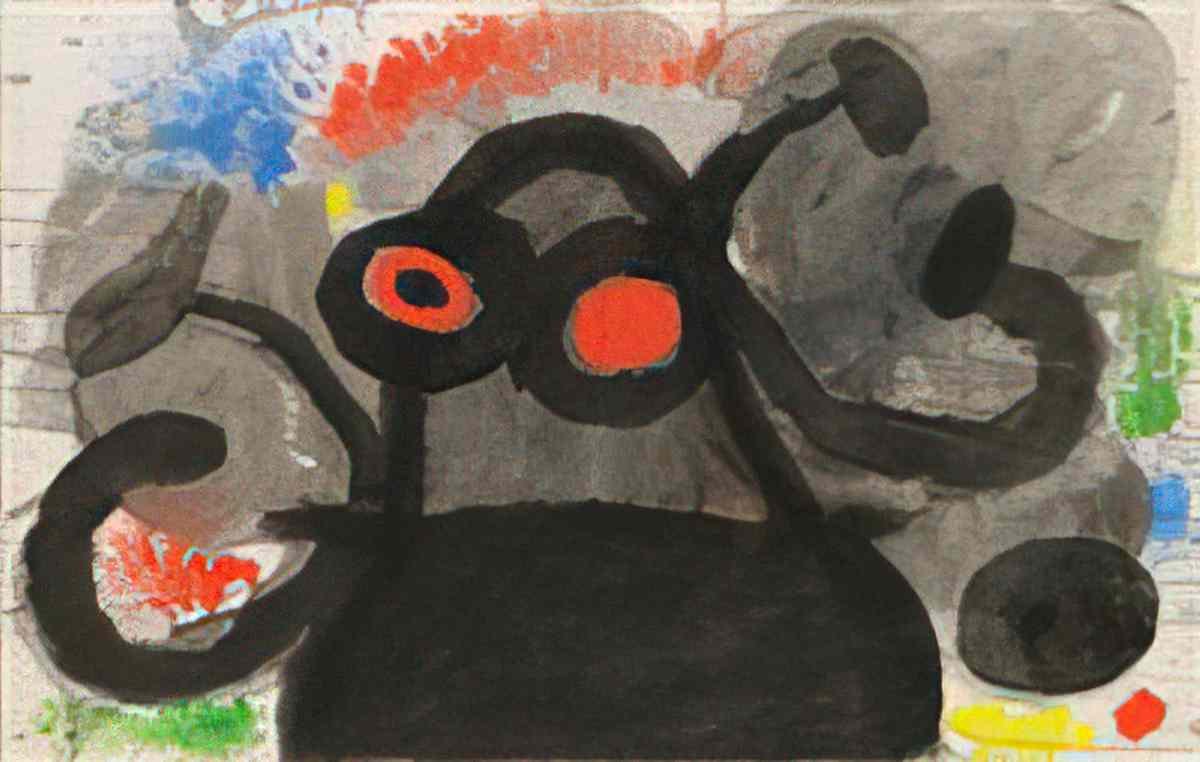 Joan Miro portrait de la mere ubu ii1 Art A4 Photo Print