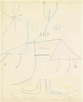 Joan Miro portrait de nene Art A4 Photo Print