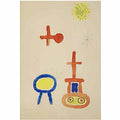 Joan Miro projet de scene pour le ballet romeo et juliette Art A4 Photo Print