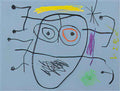 Joan Miro rouge et azur Art A4 Photo Print