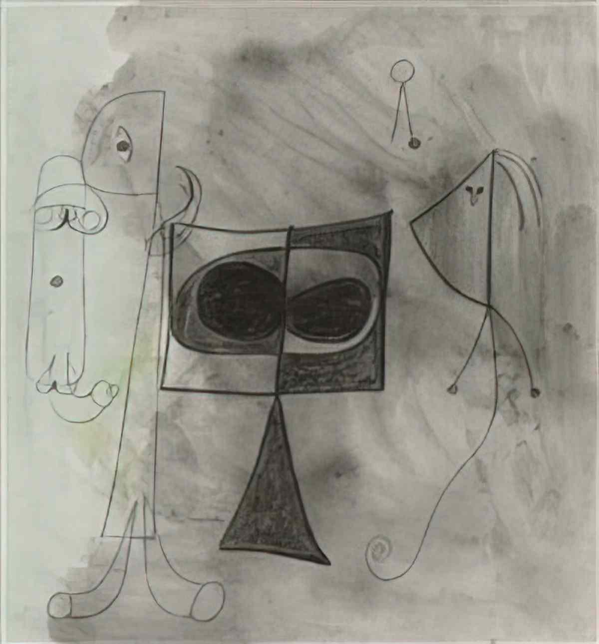 Joan Miro sans titre en souvenir delsa triolet Art A4 Photo Print