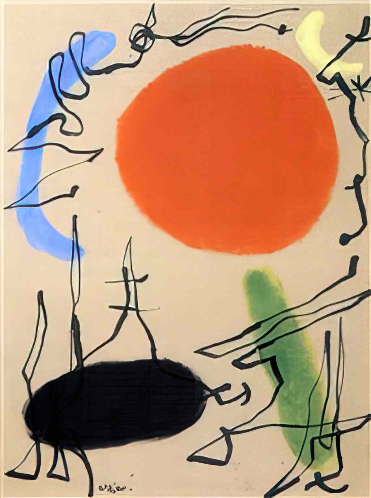 Joan Miro sans titre i (2) Art A4 Photo Print