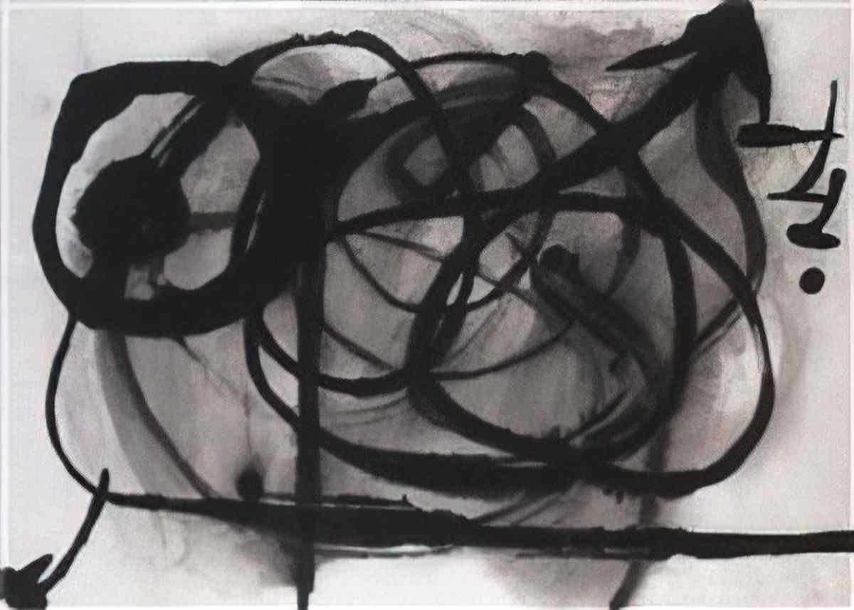 Joan Miro sans titre personnage surrealiste Art A4 Photo Print