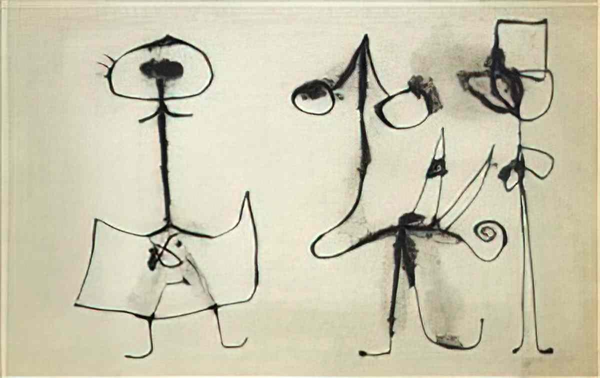 Joan Miro sans titre pour les essencies de la terra 2 Art A4 Photo Print