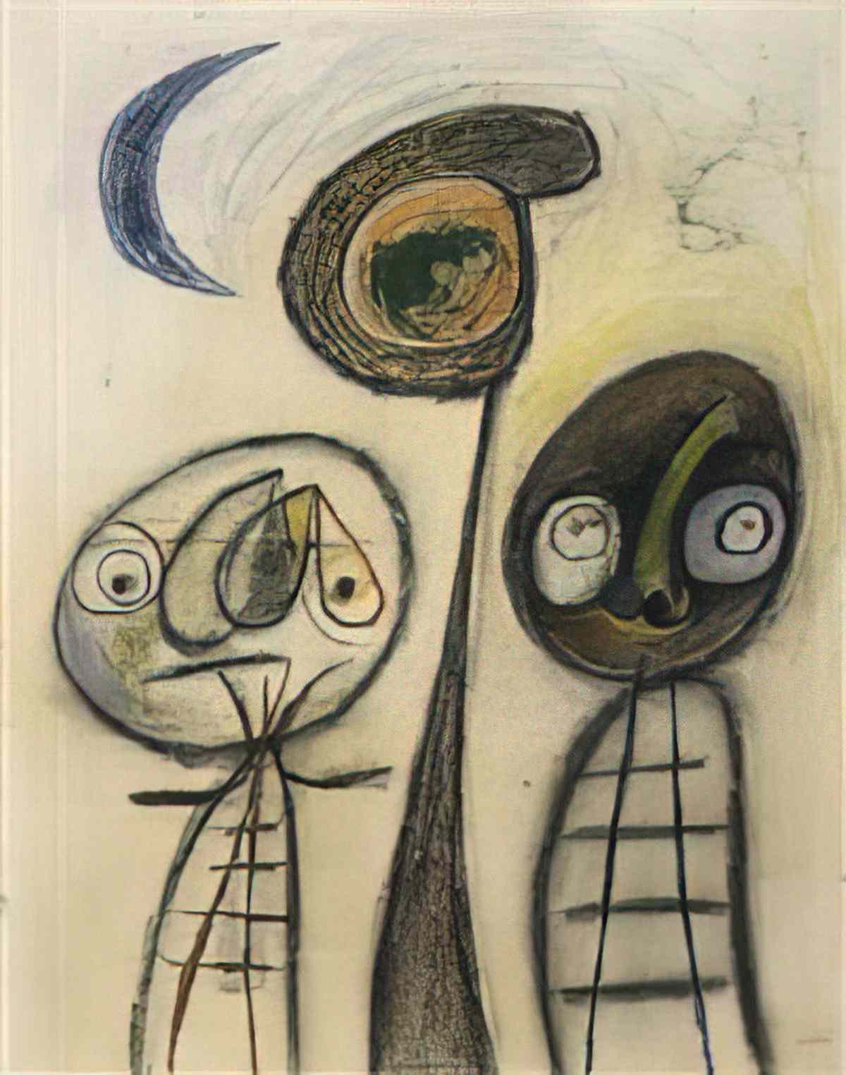 Joan Miro sans titre projet pour ubu roi3 Art A4 Photo Print