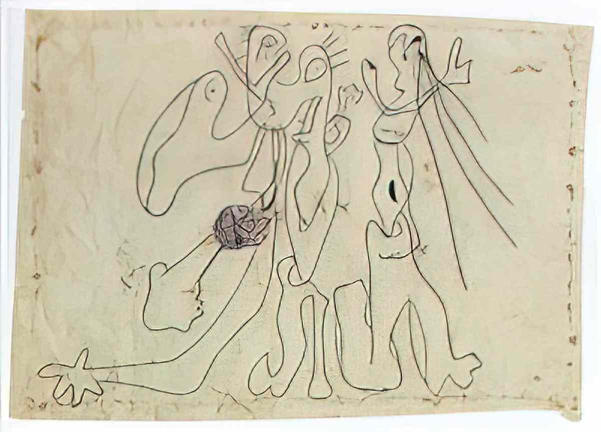Joan Miro sans titre recto verso Art A4 Photo Print