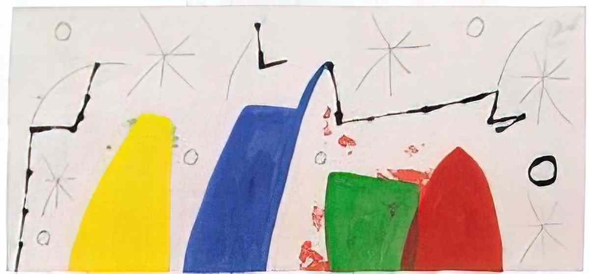 Joan Miro sans titre vii 1967 Art A4 Photo Print