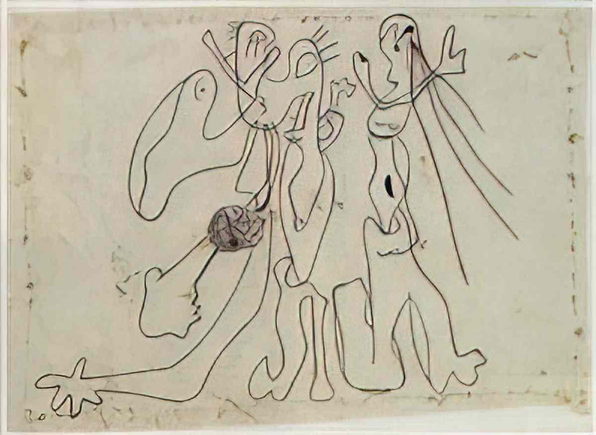 Joan Miro sans titre1 Art A4 Photo Print